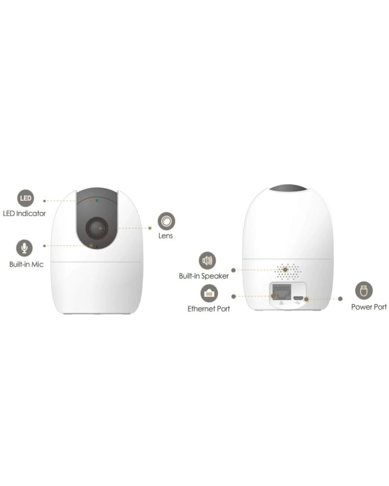 GOLIATH IP WLAN PT Kamera | 4 MP | Pan-Tilt | Auto Tracking | 10m IR | 2 Way Audio | WiFi IO Serie – Bild 3
