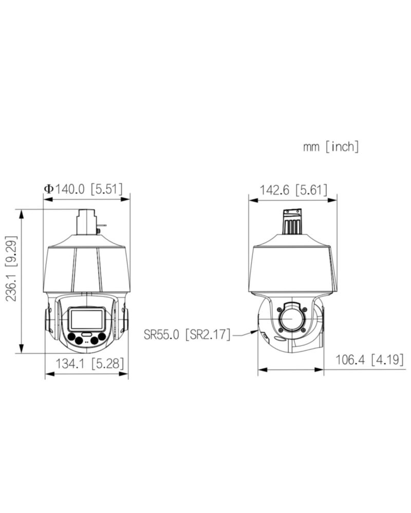 GOLIATH Starlight IP PTZ Kamera | 4 MP | WDR | 50m IR | Ton | Lautsprecher | SMD+ | PoE | Dual Serie – Bild 3