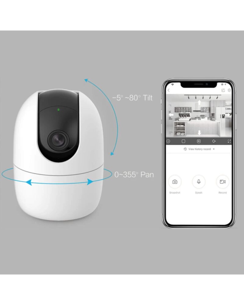 GOLIATH IP WLAN PT Kamera | 4 MP | Pan-Tilt | Auto Tracking | 10m IR | 2 Way Audio | WiFi IO Serie – Bild 2