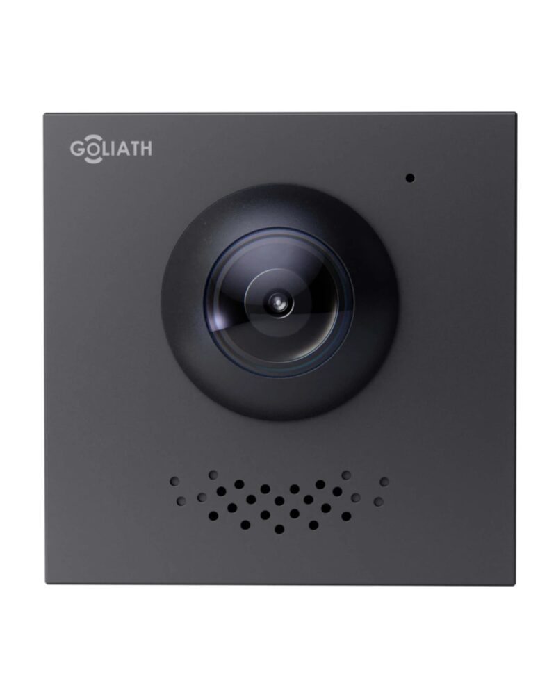 GOLIATH Hybrid IP & 2-Draht BUS Video Türsprechanlage | Kamera Modul | 2MP | IR | App | 180° Winkel | black
