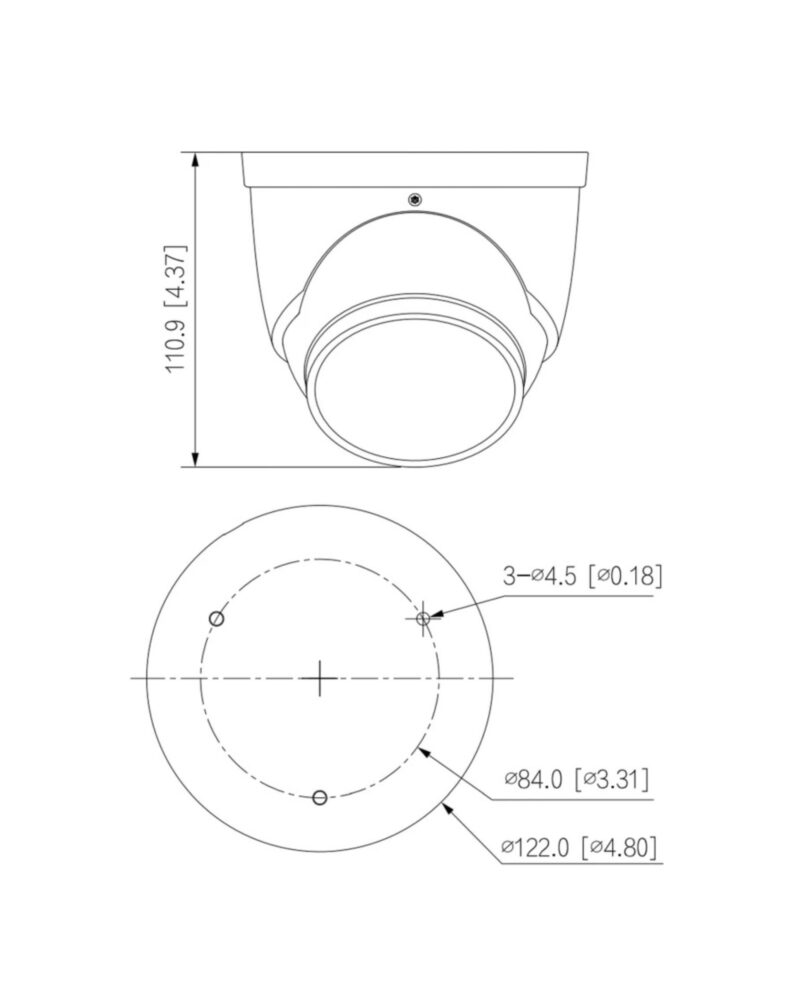 GOLIATH Starlight IP Dome Kamera | 8 MP | 2.8mm | WDR | 30m IR | Ton | SMD 3.0 | PoE | 4K Dual Serie – Bild 3