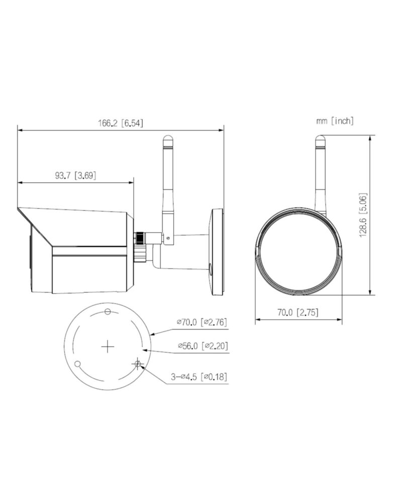GOLIATH IP WLAN Kamera | 4 MP | 2.8 mm | Mikrofon | 30m IR | Handy App | IP67 | WiFi IO Serie – Bild 4