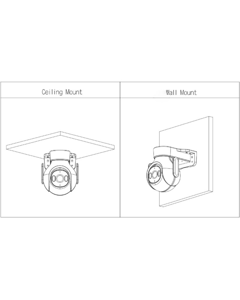 GOLIATH IP WLAN PT Kamera | 5 MP | 4 mm | Pan-Tilt | 30m IR | 2 Way Audio | Tracking | WiFi DH Serie – Bild 5