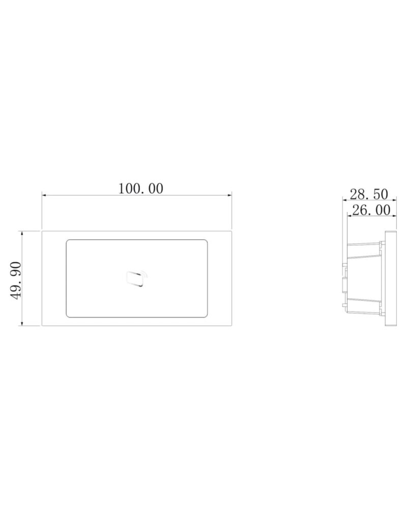 GOLIATH Hybrid IP & 2-Draht Video Türsprechanlage | RFID Modul | 13,56 MHz | Max. 9999 Karten/Chips – Bild 2