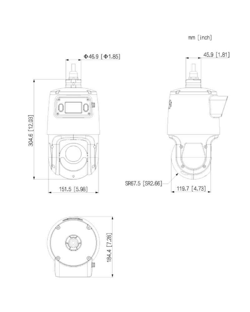 GOLIATH Starlight IP PTZ Kamera | 4 MP | Auto Tracking | Panorama | 100m IR | SMD | PoE | Dual Serie – Bild 5