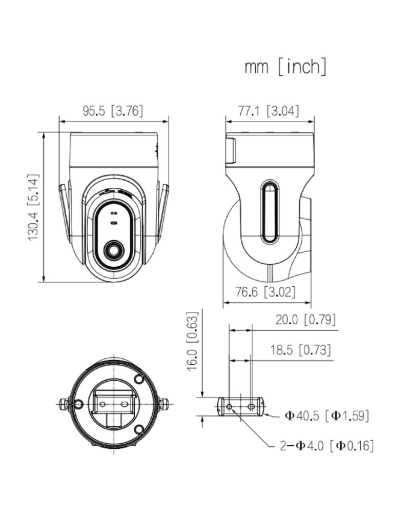 GOLIATH IP WLAN PT Kamera | 4 MP | 4 mm | Pan-Tilt | 15m IR | 2 Way Audio | Tracking | WiFi DH Serie – Bild 5