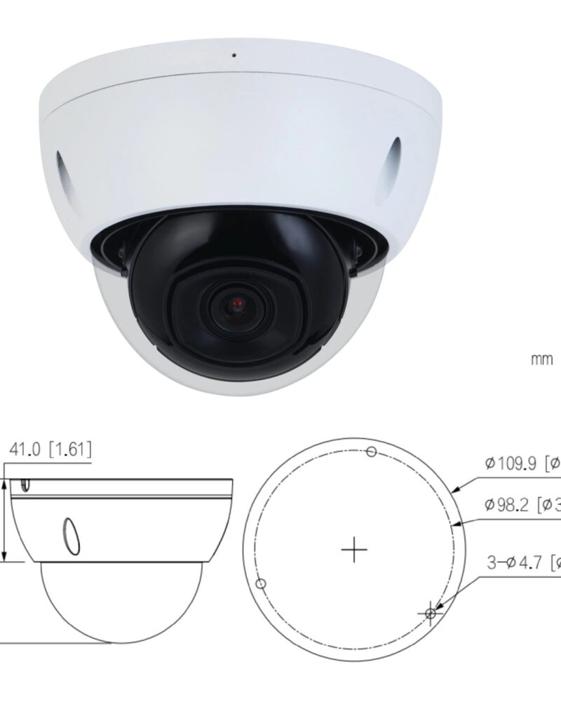 GOLIATH Starlight IP Dome Kamera | 8 MP | 2.8mm | WDR | 30m IR | SMD+ | Mikrofon | PoE | 4K Serie – Bild 3