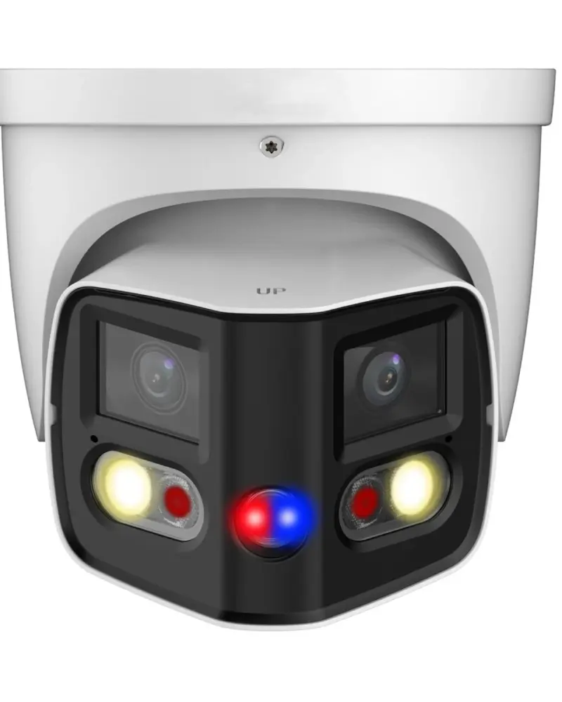 GOLIATH Starlight IP Dome Kamera | 8 MP | 180 Grad | WDR | 25m IR | Ton | SMD | PoE | 4K Dual Serie